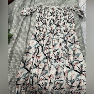 Floral Off-Shoulder romper fitted super nice